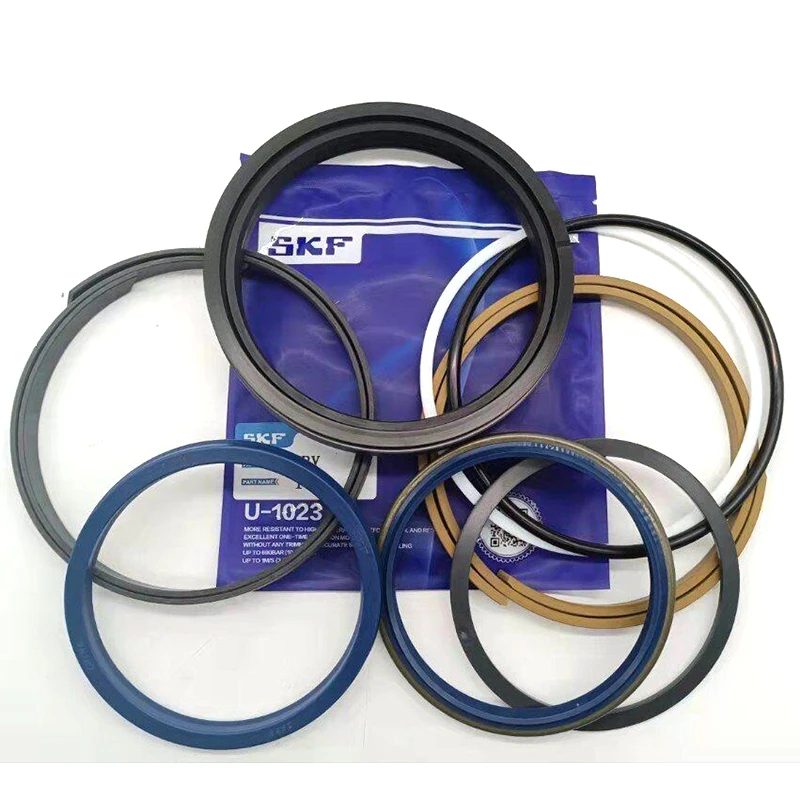 For Sany Sy375 Big Arm Middle Arm Bucket Arm Bucket Cylinder Oil Seal Repair Kit Seal Ring Imported Excavator Accessories