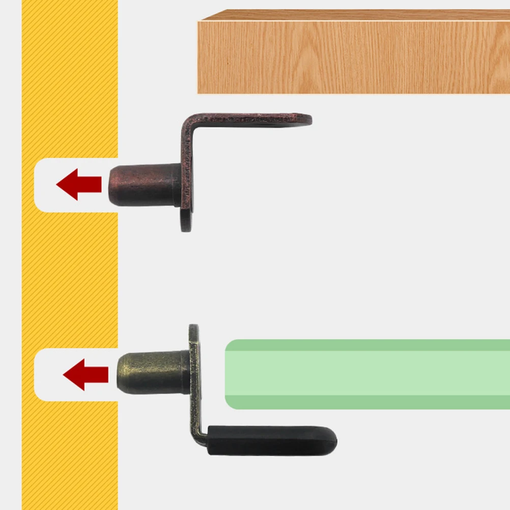 

50 Pcs Corner Steel Shelf Support Brackets Right Angle Shelf Support Fixed Holder Steel Cabinet Hardware Glass Wood