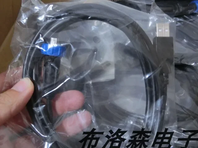 PX0441 / 2M00 Male Mini USB Type B Plug (Mountable) to Male USB A Cable, USB 2.0 Adapter Black 2m 6.6 FT, 28AWG, IP68 Waterproof
