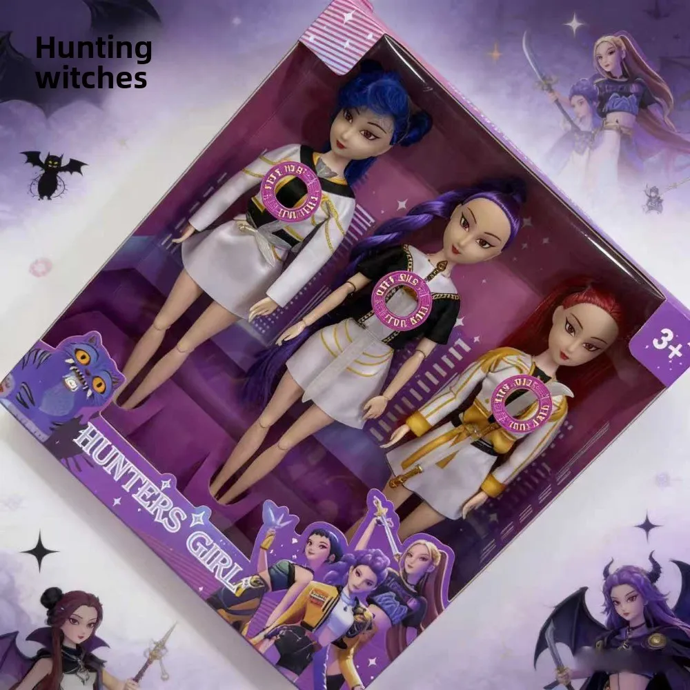 

2026 Hot Music Style KPop Devil Hunter Anime Figure Rumi Mira Zoey Action Figure Cosplay Doll Cute Gift for Kids Birthday Gifts