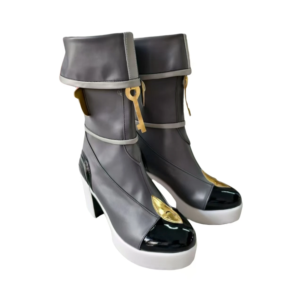 Spiel Zenless Zone Null Lucia Cosplay Schuhe Stiefel Schwarz PU Leder Stiefel Anime Halloween Karneval Party Requisiten Für Frauen Mädchen