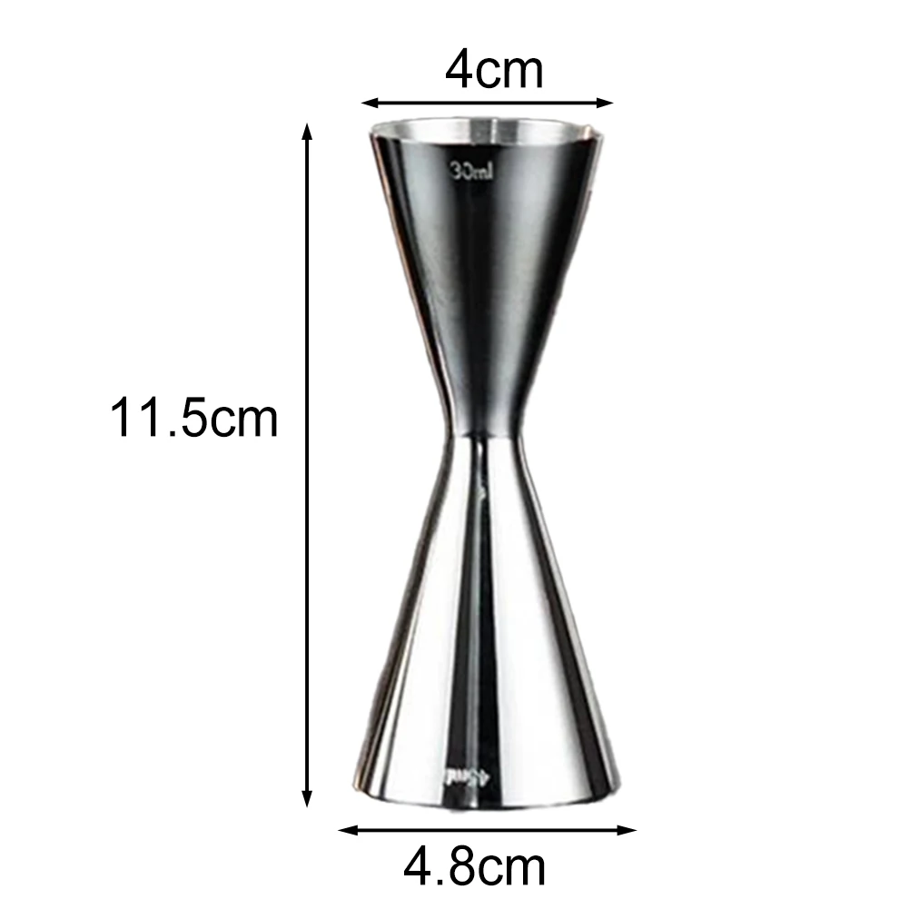Double Shot Jigger Various Measurement Sizes Cocktail Jigger Versatile Drinkware High-Grade Material Dual Measurement Capability