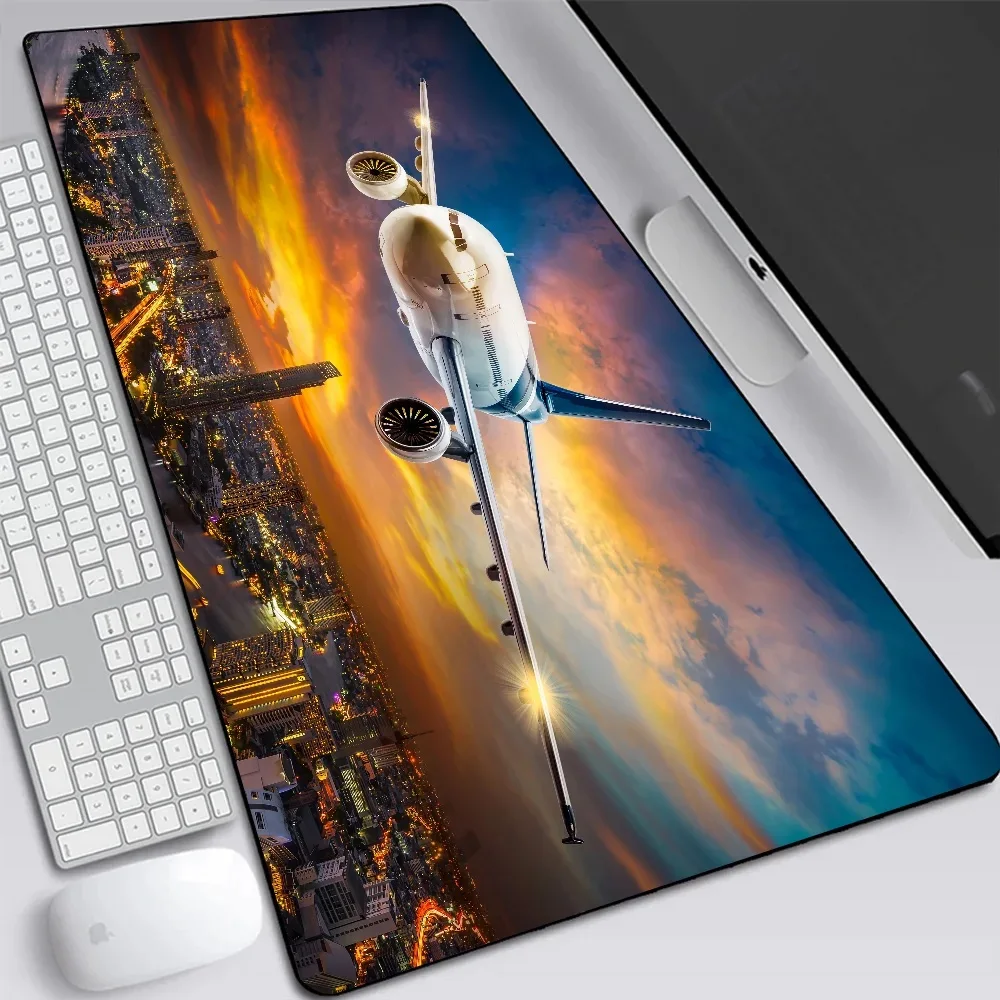 Airplane Flight Clouds Large Gaming Mouse Pad Computer Laptop Mousepad Keyboard Pad Desk Mat PC Gamer Mouse Mat Office Mausepad