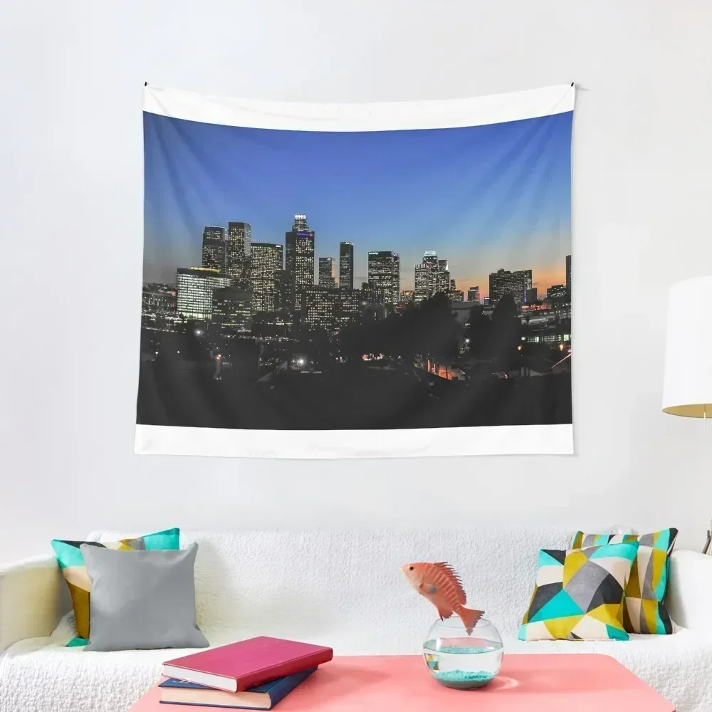 

Los Angeles at Dusk Tapestry Bedroom Decor Room Aesthetic Decor Tapestry