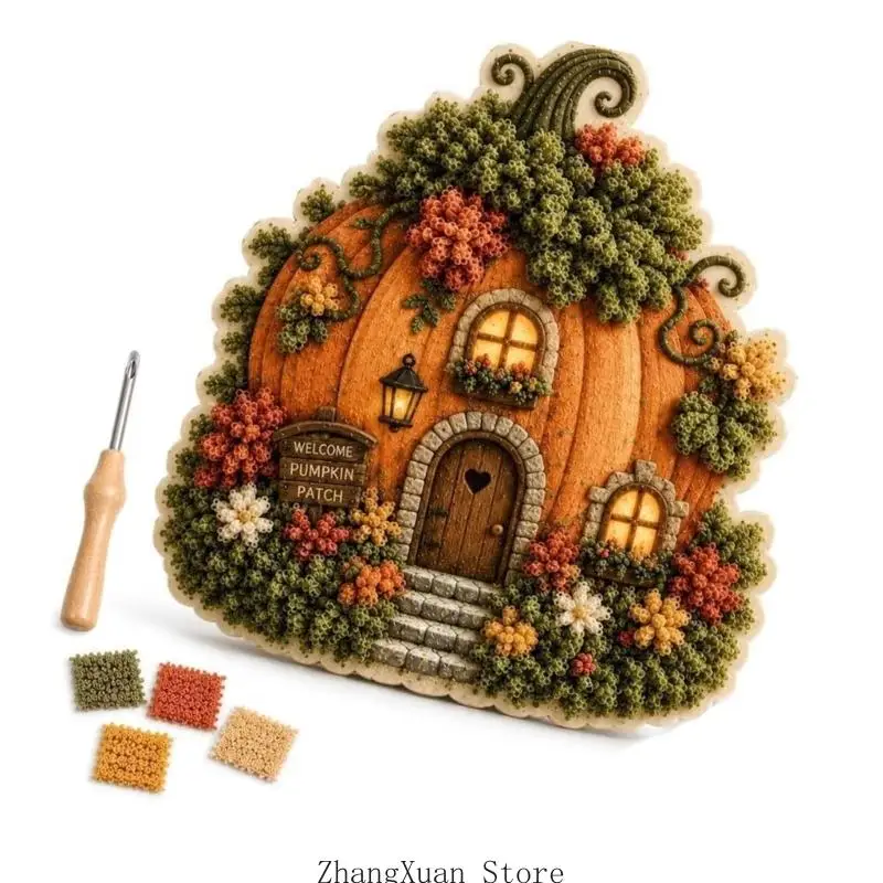 3D-Stoff-Poke-Art-Set, Montage-Bastelprojekt mit Poke-Tool für die Geschenkherstellung, Familien-Heimwerken und den Einsatz – Detail 10