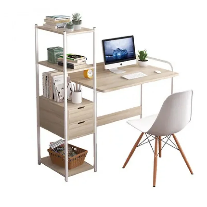 

Customize.Desk Simple Household Student Learning Integrated Desk Bedroom Computer Desk with Drawer