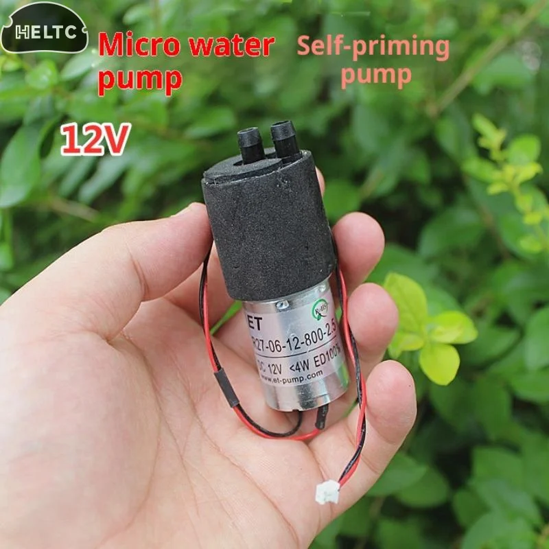 1 pçs bomba de água de sucção auto-escorvante et r27 série R27-06 mini 370 bomba de água dc 12v micro bomba de diafragma diy vassoura robô