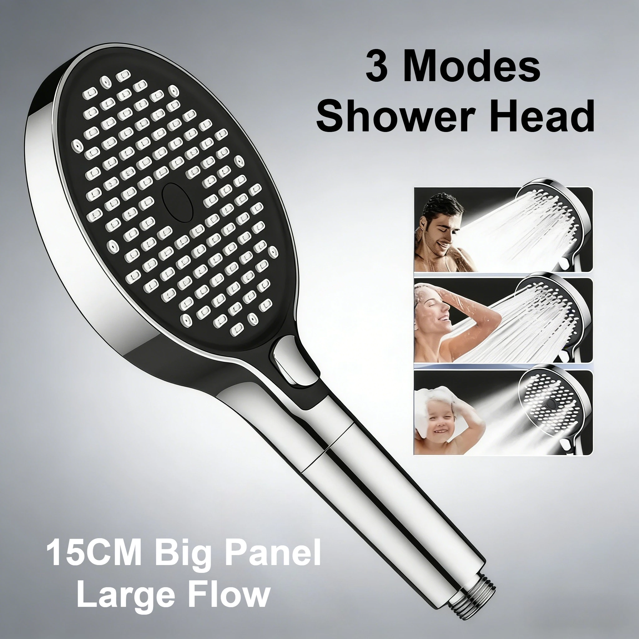 

Handheld Shower Head Bathroom Supplies Household Large Panel Shower Nozzle Portable Shower Head Home Furnishing