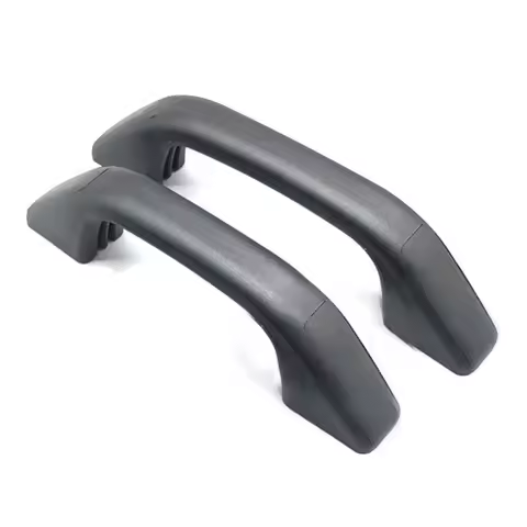 1/2X 175mm Grab Pull Door Handles With Hole Covers Trailer Caravan Motorhome Van Exterior Door Handles Parts Car Accessories