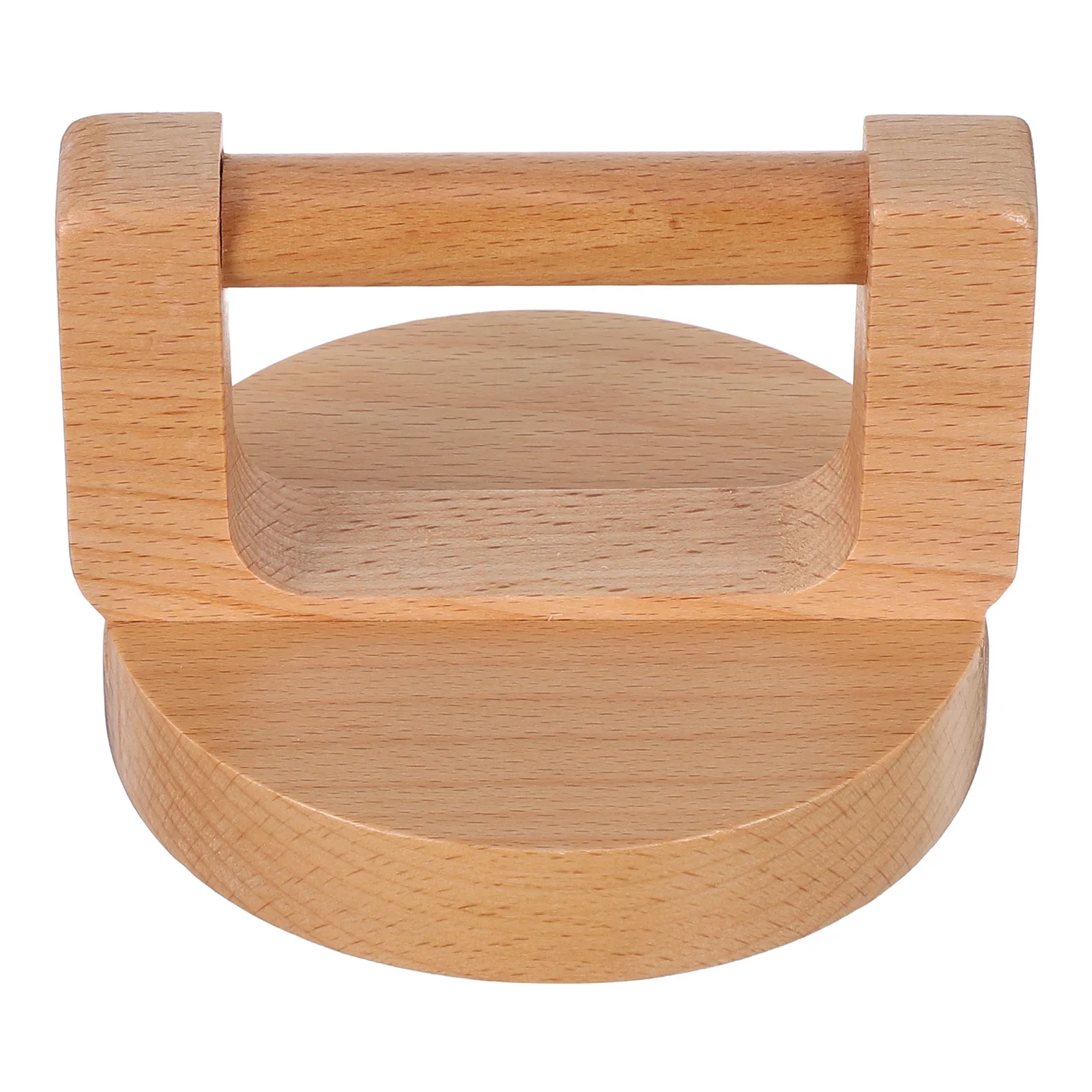 

Carving Printing Plate: Round Handle Wooden Baren For Linocut Block Printing Smooth Bottom Stamping Burnisher Tool