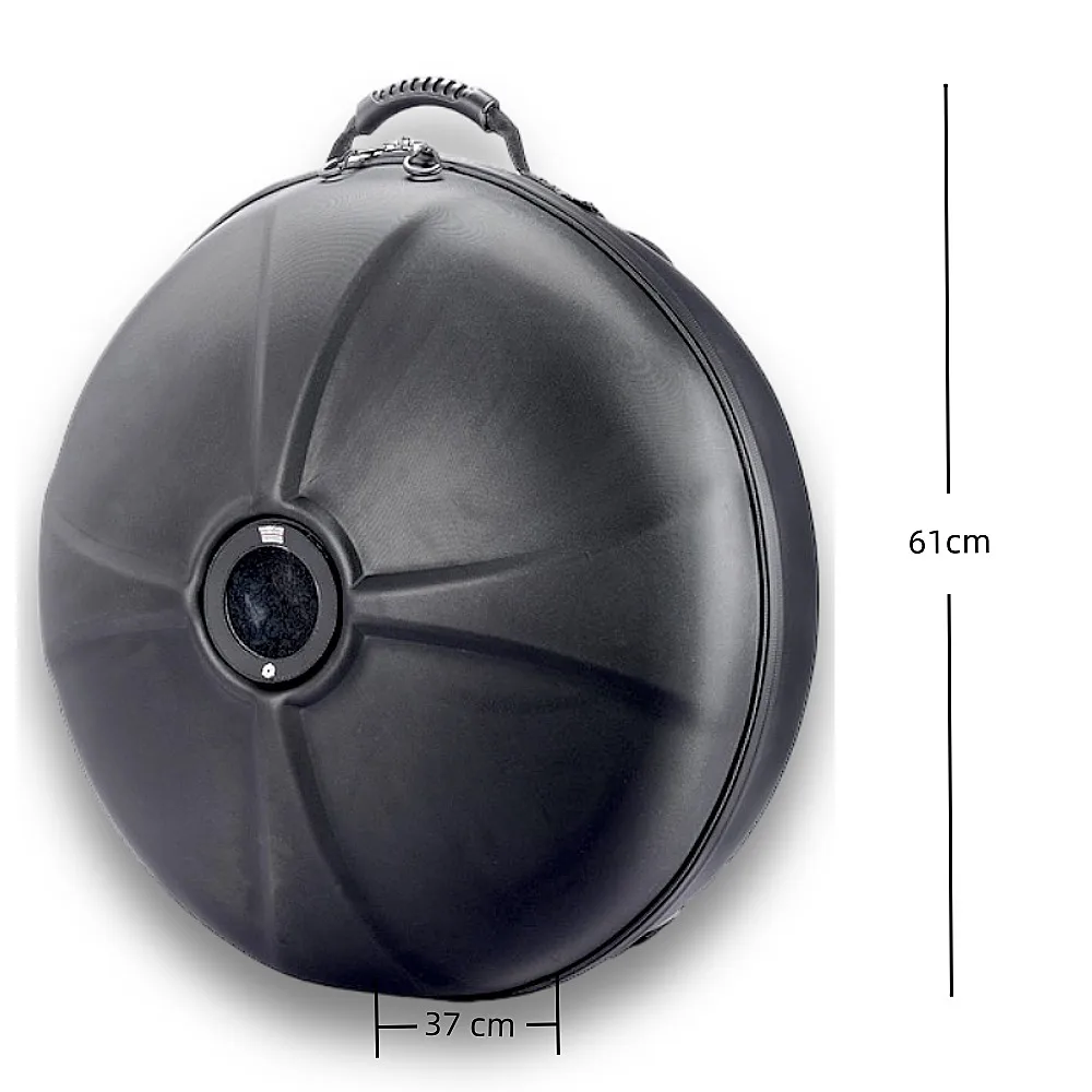 Handpan Case Evatak Shockproof Protective Molded Hard Shell for Hand Drum Traveling Musical Instrument Accessory