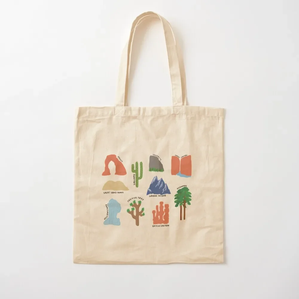 

National Parks Print Tote Bag Candy bags Women's handbag tote bag woman Shopper Tote Bag