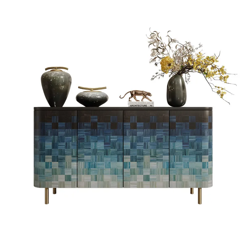 

Modern, light luxury, painted, side cabinet, small apartment, living room, household, storage, storage