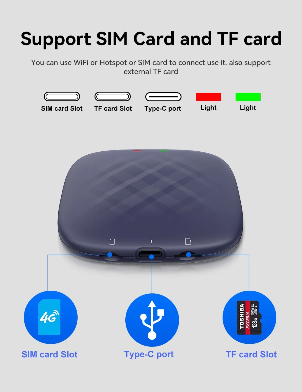 Binize Android 13.0 CarPlay Ai Box لـ OEM سلكي CarPlay Wireless Android Auto & CarPlay 4G LTE QCM6125 8G+128G #2