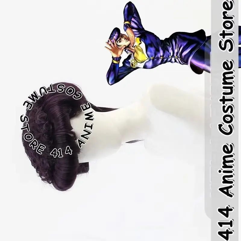 

Игра и аниме Josuke Higashikata Косплей Парик Невероятные приключения ДжоДжо Темно-фиолетовый стиль Термостойкое волокно Синтетические волосы