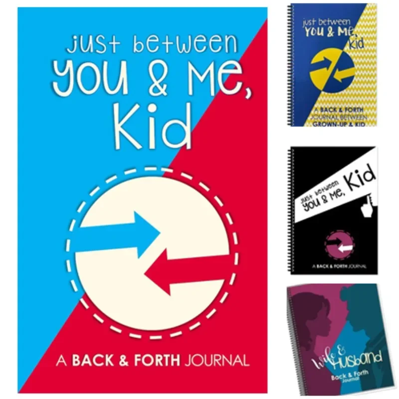 Just Between You & Me Kid A Back & Forth Journal Between Grown-Up & Kid Notebooks