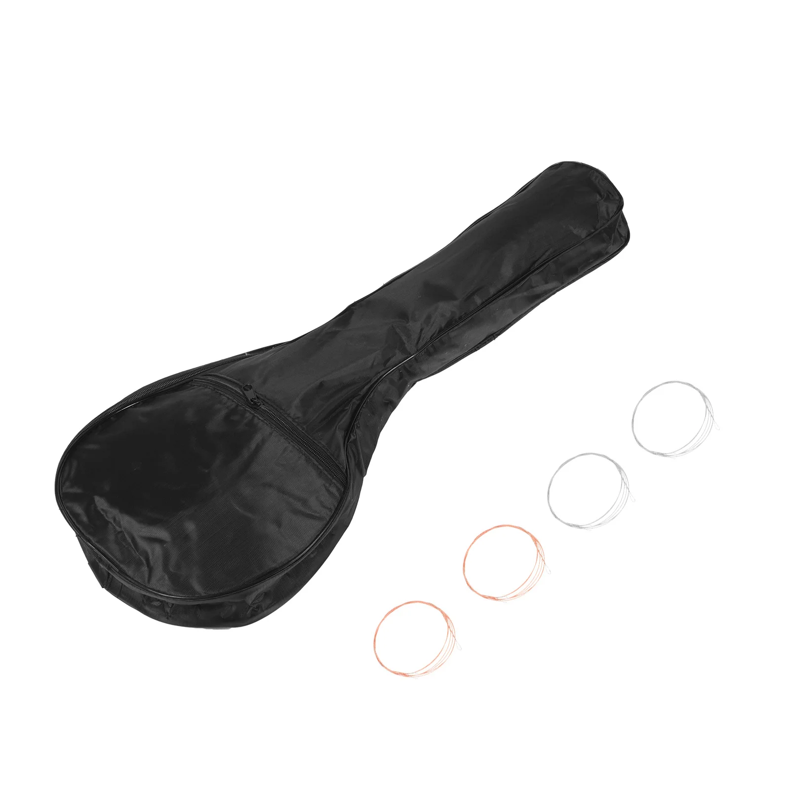 1 Set wasserdichte Mandoline-Tragetasche, Oxford-Stoff, tragbare Instrumententasche, glatter Reißverschluss, leicht, für die meisten Mandolinen-Handheld