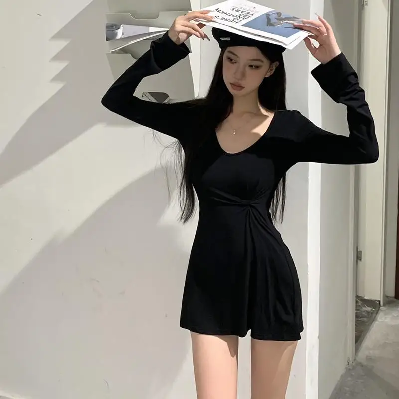 

Лидер продаж, популярная женская одежда, топы, футболки с коротким рукавом, осень-зима, v-образный вырез, универсальная мода, удобная популярность