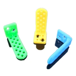 10Pcs Colour L Type Plastic Angle Code Bracket Fixing Angle Form Frame DIY Model Making Materials Accessories Blue/Yellow/Green