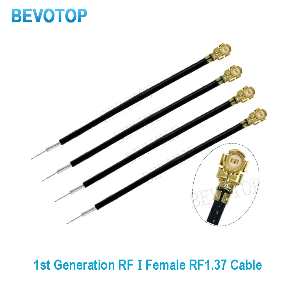 100PCS Single End U.fl IPX IPX1 Female to Solder Open End Cable RF1.37 Pigtail for WIFI 3G 4G 5G Antenna Extension Cord Jum