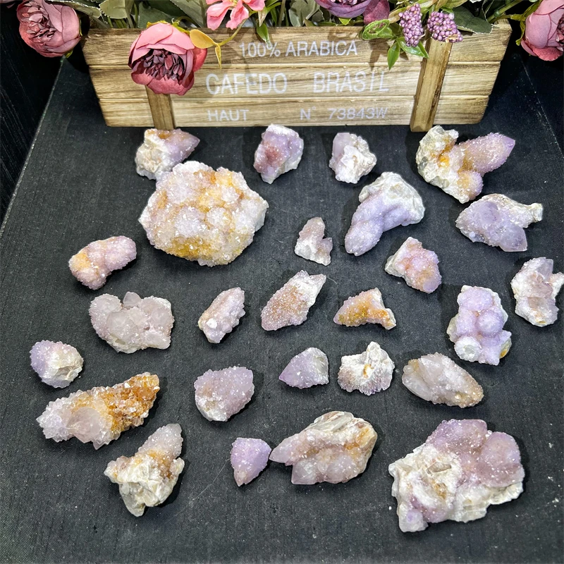 

High Quality Nature Healing Crystal Small Size Spirit Quartz Cluster Crystal For Sale