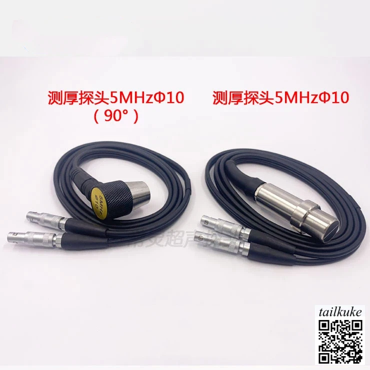 

Ultrasonic Thickness Gauge Probe 5MHz D10 5P10 Compatible Universal Probe TT100 130 Straight Pipe