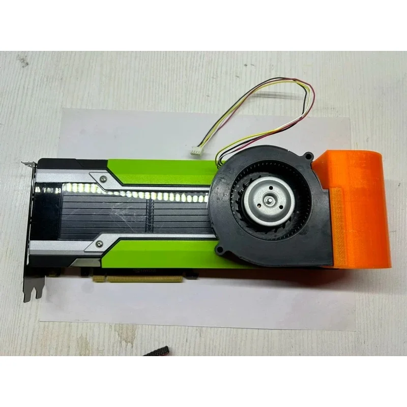 Modified Active Cooling Assembly FOR NVIDIA Tesla P100 P40 M40 K80 V100 Graphics Card G10D12BS8AZ‑57Z99