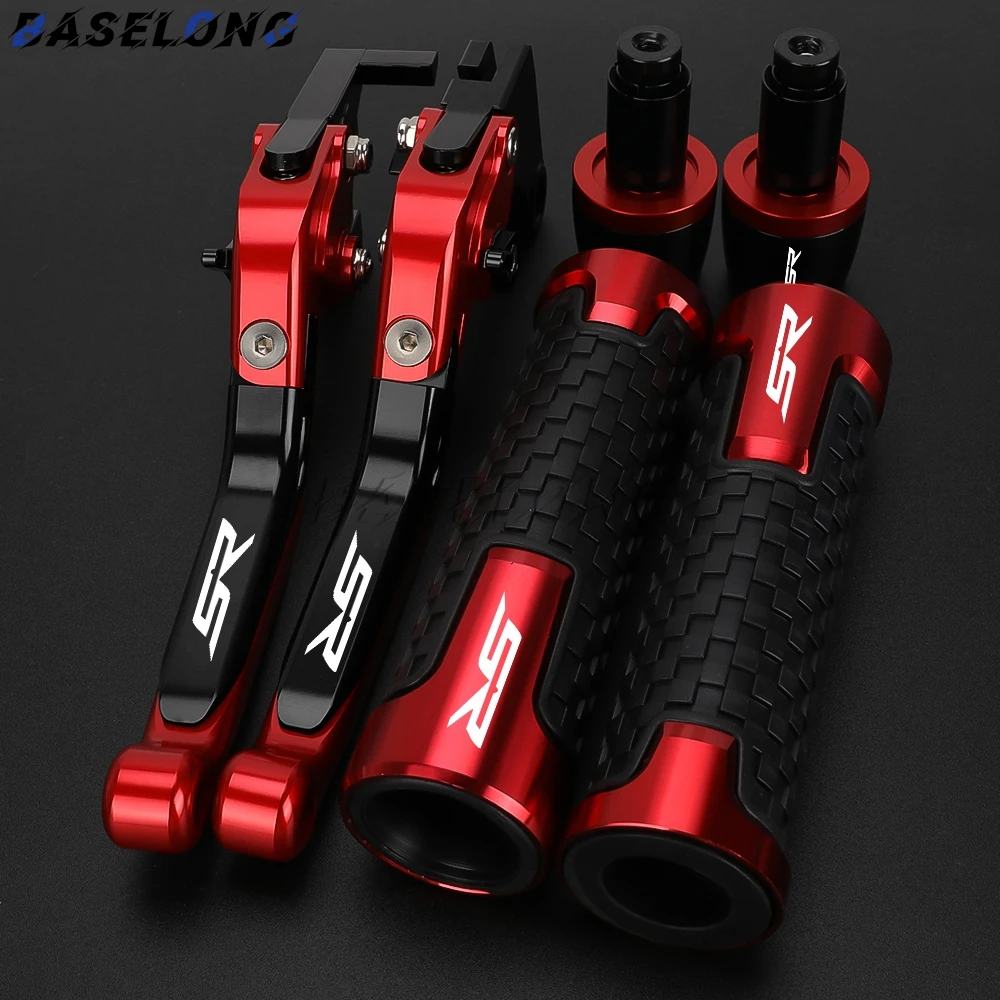 

For Aprilia SR50MY SR 50 MY 2014 2015 2016 2017 2018 2019 Motorcycle Adjustable Clutch Brake Levers Handle Bar End Grips Caps