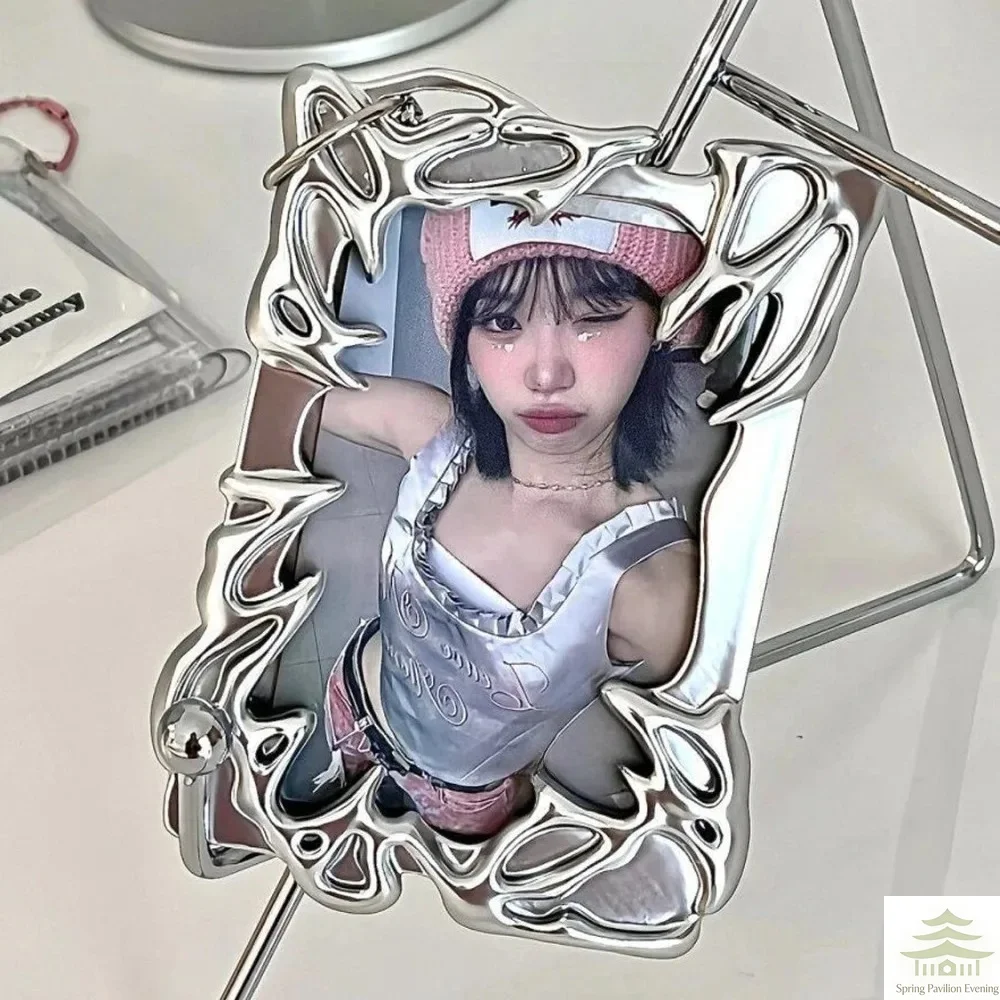 Porte-cartes photo électro-plaqué - Housse de protection personnalisée pour cartes de stars Kpop