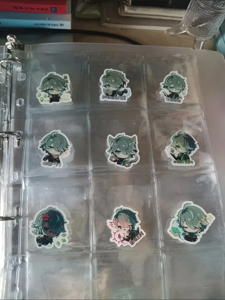 Moda genshin impacto alhaitham expressão acrílico broche de metal pino cosplay crachá jóias acessórios para roupas mochila presente