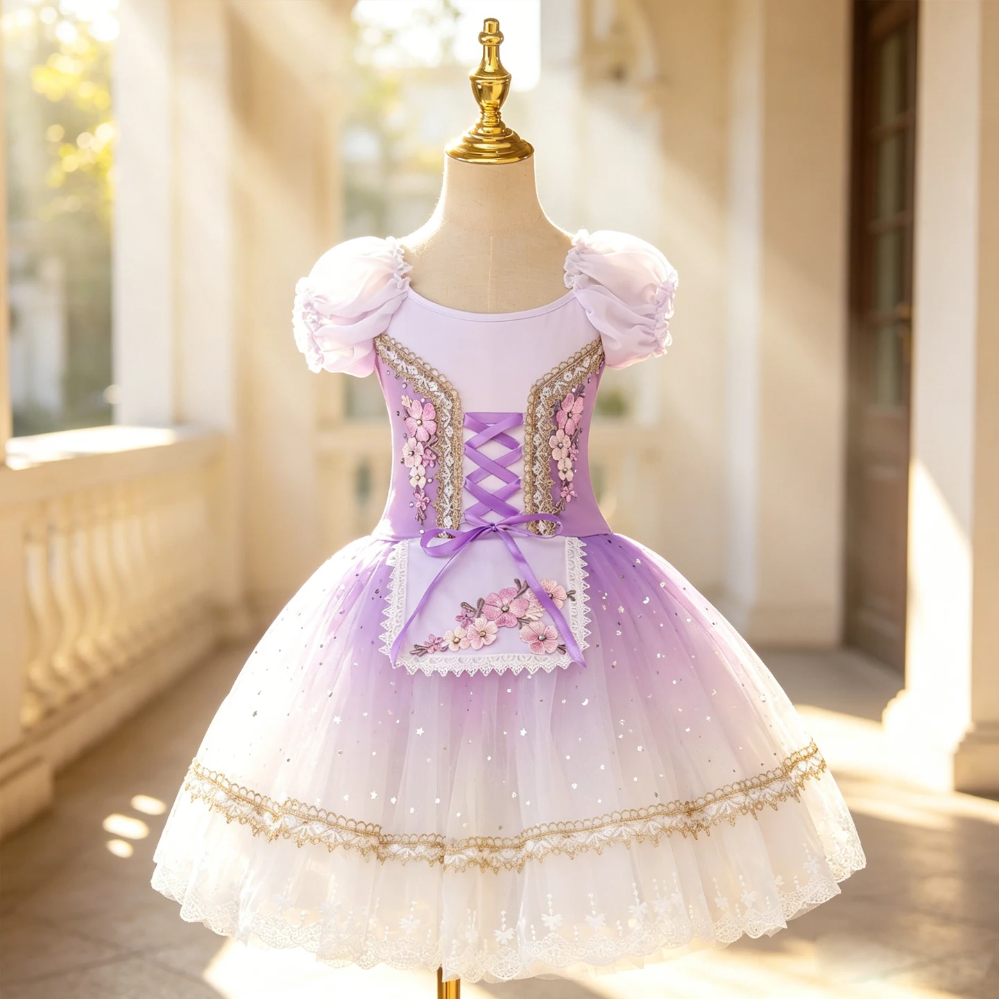 ballet-tutu-dress-kids-child-giselle-performance-swan-dance-costume-sky-blue-romantic-tutu-ballet-skirt-clothes