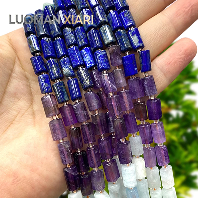 

Натуральный камень, нерегулярный цилиндр, грубый драгоценный камень, 7-чабра, драгоценный камень, бусины-разделители для изготовления ювелирных изделий, браслет «сделай сам», подвески, аксессуары