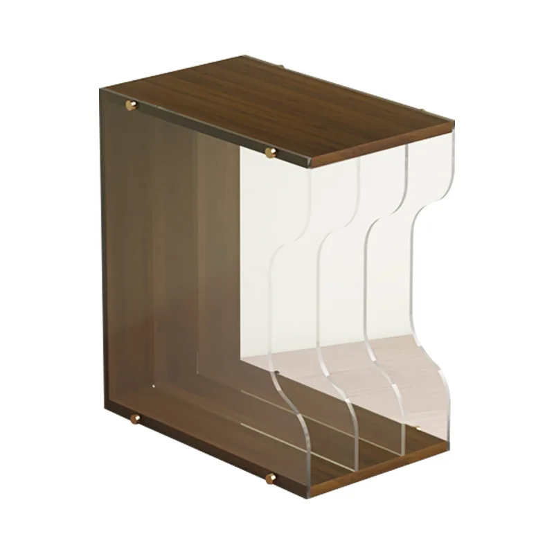 Large-size desktop vinyl record storage rack, student small bookcase, CD rack, office desk document and document storage