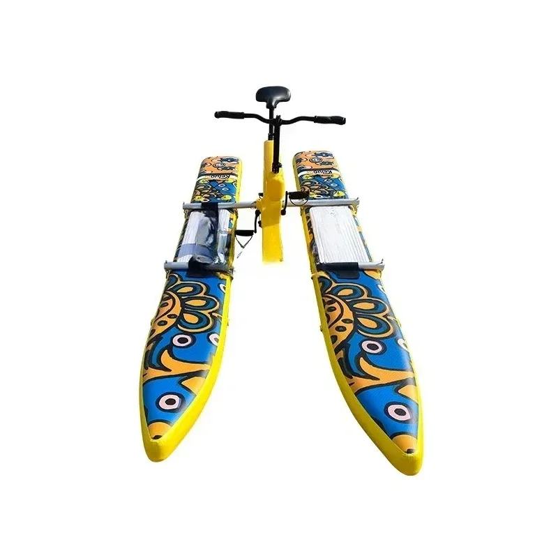 Thickened inflatable bicycle outdoor recreational bicycle