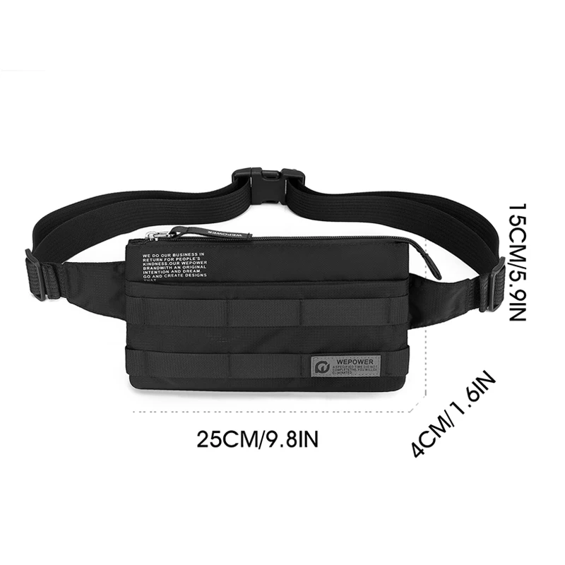 Fashion Men Waist Packs Fanny Bag High Quality Chest Bag Crossbody Bags For Men Vintage Style Men Handbag Shoulder Bag Bolsa Sac view 6