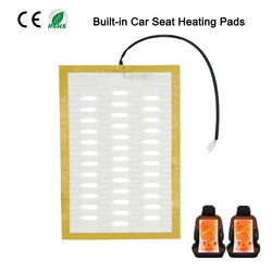 1/2/3/4 PCS Built-in Universal Car Seat Heating Pads 12V Alloy Wire Car Seat Heater Cushion Covers Winter Warmer Heater Pads