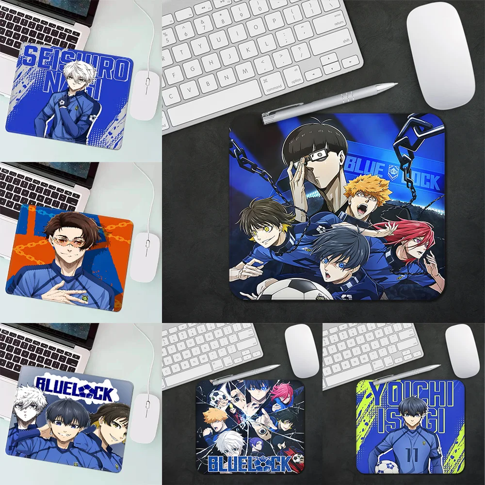 

Manga anime Blue l-Lock Gaming Mouse Pad XS Small Mousepad For PC Gamer Desktop Decoration Office Mouse Mat Deskmat Rug