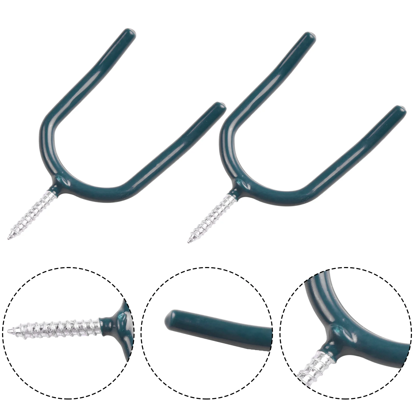 محاور تنظيم المحاور، منظمات المرآب شديدة التحمل، خطاف تعليق سهل التركيب، برغي عالي التحمل في خطاف على شكل حرف U #6