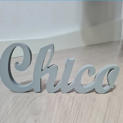 Custom Personalized Name Signs, Wood PVC Table Wall Letters, Custom Baby Name for Kindergarten, Wedding Logo Decoration