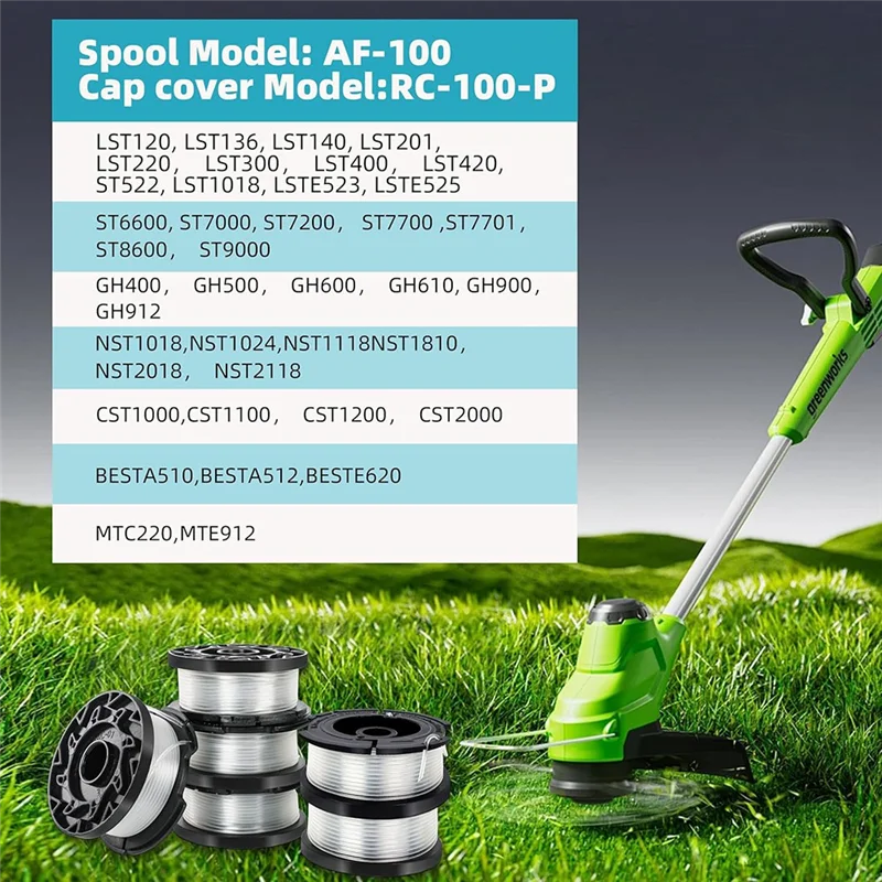 

AT05-String Trimmer Line AF-100 String Trimmer Replacement Spool Trimmer Line Replacement Spool