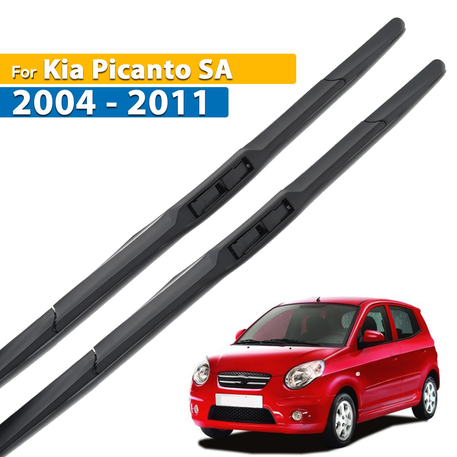 

Erick's Wiper Front Wiper Blades For Kia Picanto SA 2004 - 2011 Windshield Windscreen Clean Window Car Rain Brushes 22"+16"