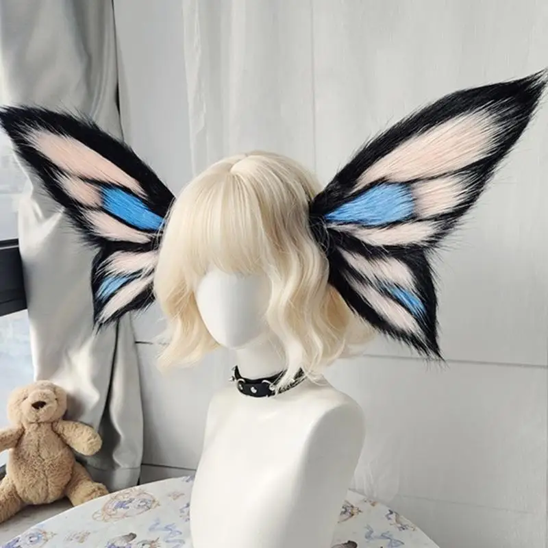 Diademas para niños 652F, aro mariposa encantador para Halloween, accesorios para fotos cumpleaños, sombreros