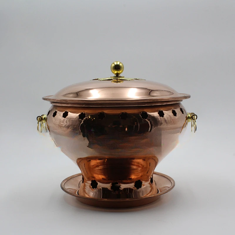 Pure copper imperial pot, warm  , copper Mongolian milk tewed vegetable pot, pickled Chinese cabbage