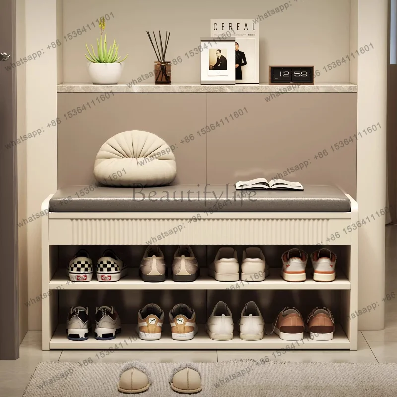 Factory Direct Sales With Seat Luxury Shoe Cabinet Modern Entrance Hall Nordic Luxury Shoe Cabinet Modern Living Room Archivador