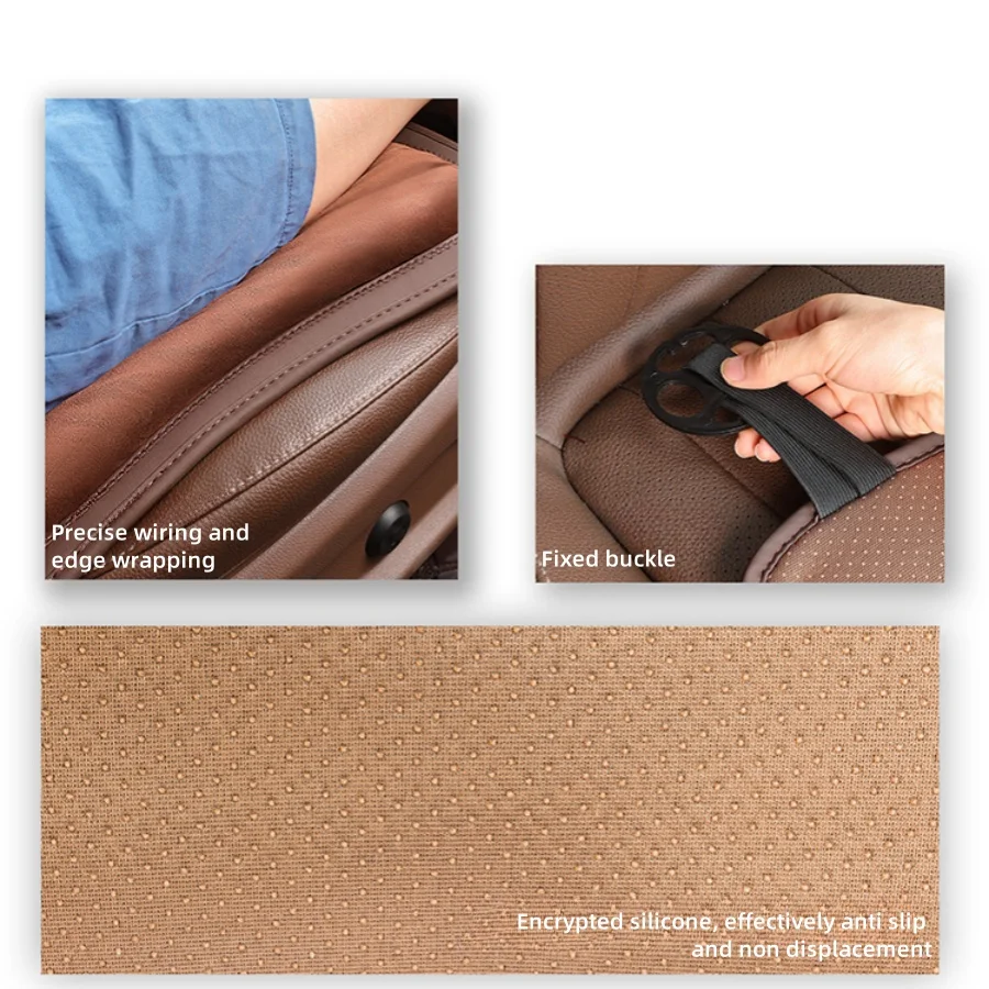 Luxury Soft Plush Car Seat Cushion - Suitable for comfortable and warm flannel cushions in winter, car interior accessories