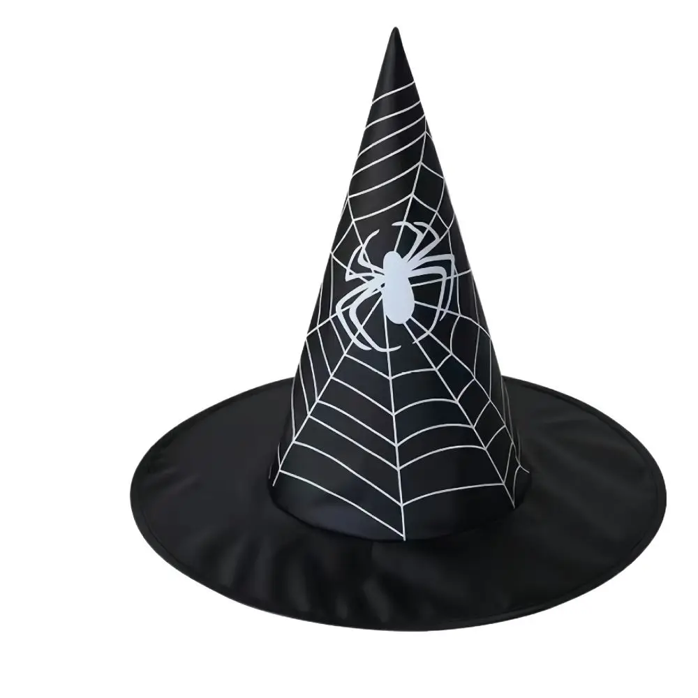 Sombrero de mago de Halloween de araña, accesorios de disfraz de Cosplay, accesorios de fiesta, gorro de mago para niños, decoración de Halloween de murciélago