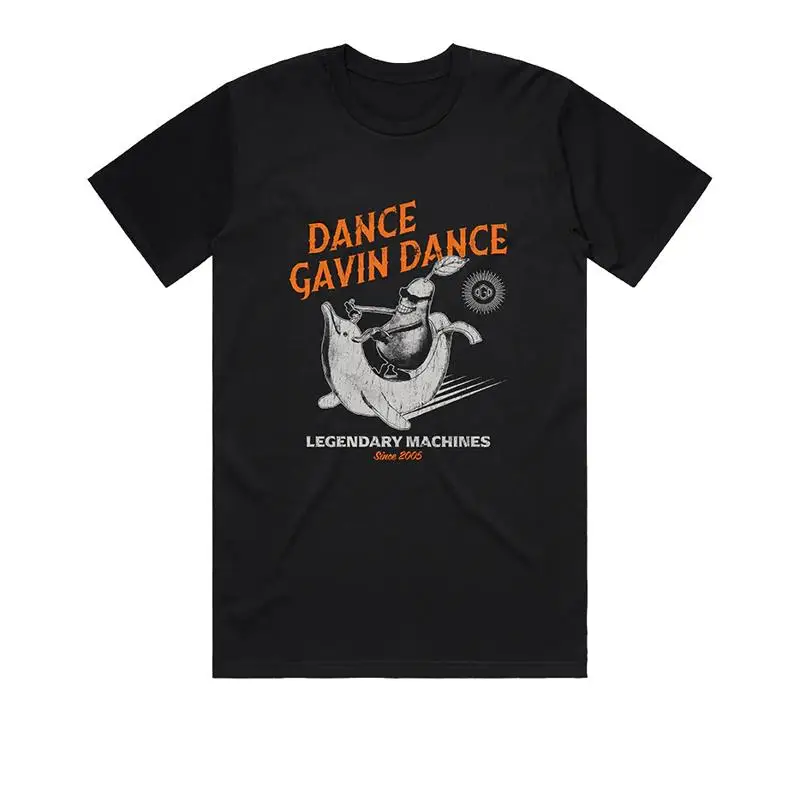Rare Dance Gavin Dance Legend Black Cotton Size S-4XL T-Shirt Unisex PP265