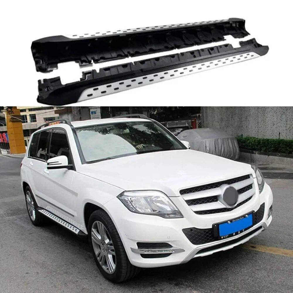 

2 шт., подходят для Mercedes Benz GLK X204 2009-2015, подножка, боковая подножка Nerf