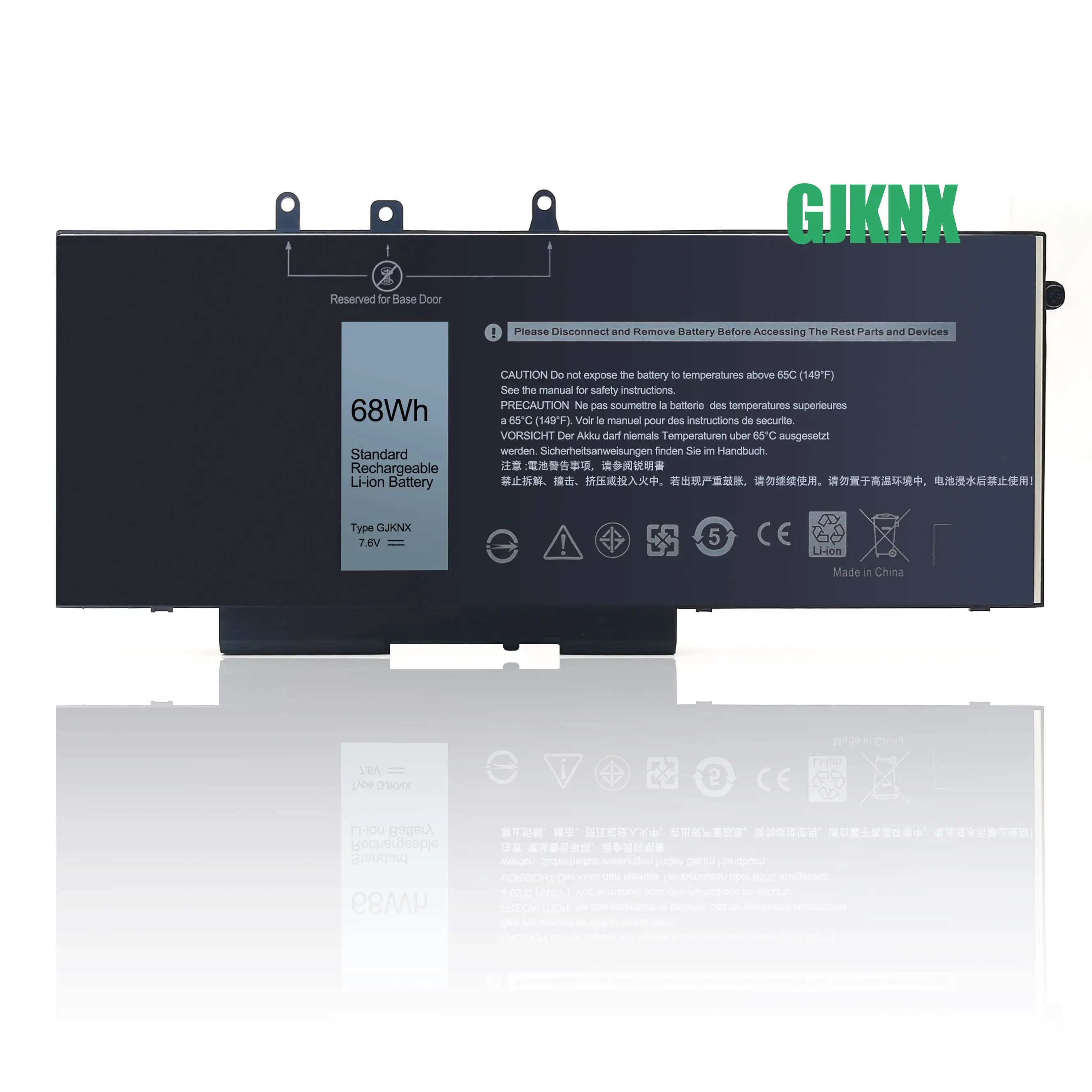 あん?GWEL GJKNXノートパソコン用電池Dell Latitude 5480 5580 5280 5490 5491 5580 5590 5591 E 5480 E 5580 E 5590 E 5490 Precision 15 3520 3530 M 352 互換 交換用の バッテリー 適用される Compatible for Dell GJKNX 7.6V 68Wh GD1JP 93FTF 3DDDG  GD1JP DY9NT 0DY9NT 5YHR4 Latitude 5280 5290 5480 5490 5491 5495 5580 5590