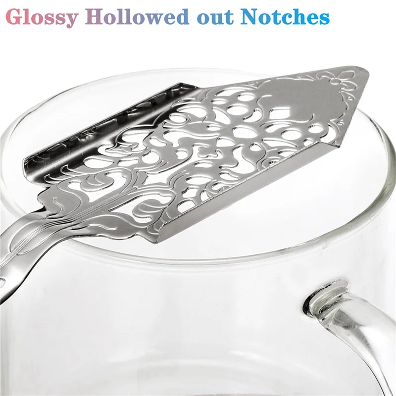 Łyżeczki do absyntu ze stali nierdzewnej ABKP-12PCS, vintage, do barów koktajlowych, do szklanek, filtr do napojów, ażurowe łyżeczki do absyntu